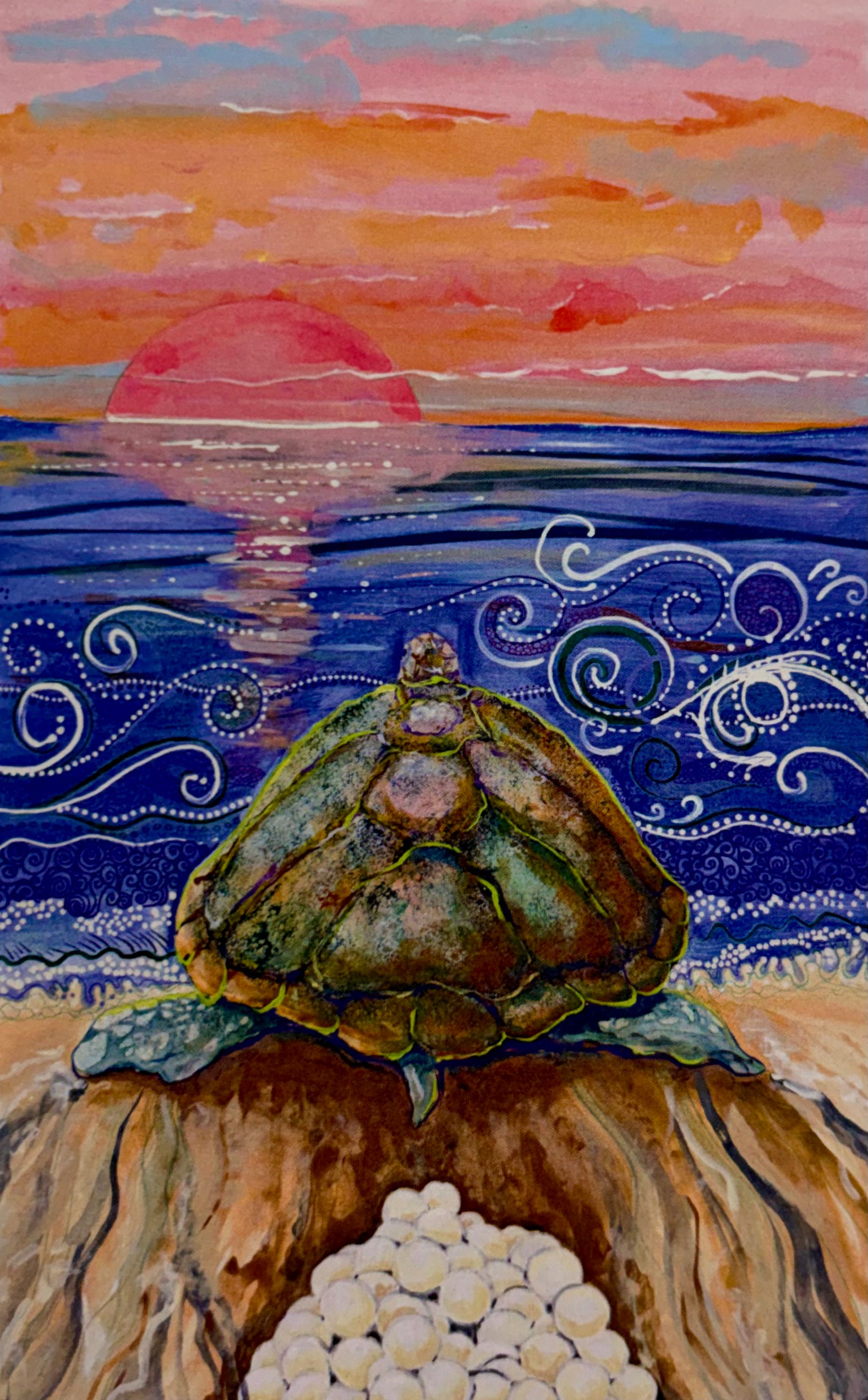 Notecard - Loggerhead at Dawn