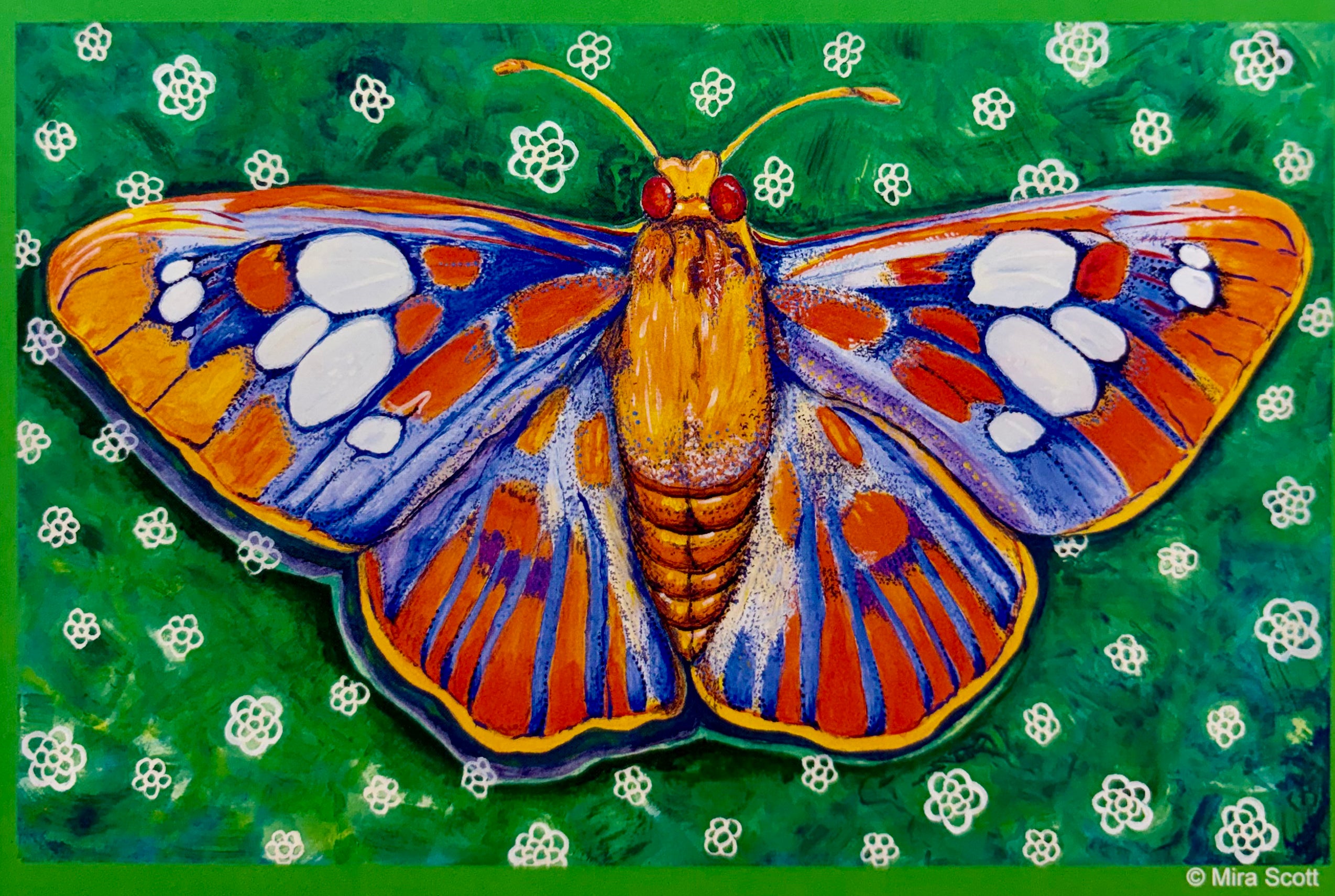 Notecard - Orange Butterfly