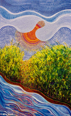 Notecard - Rice Fields at Dawn