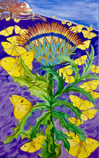 Notecard - Yellow Butterflies